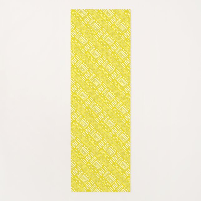 Tribal pattern yoga mat (Front)