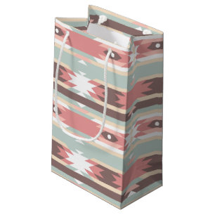 Tribal Pink Diamond Stripes Gift Bag