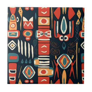 Tribal Print Art Tile