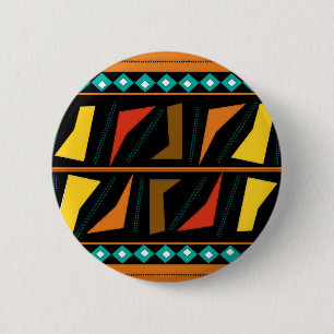 Tribal Print I 6 Cm Round Badge