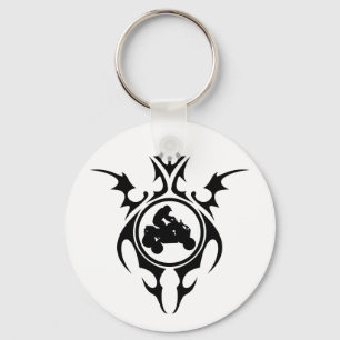 tribal quads key ring