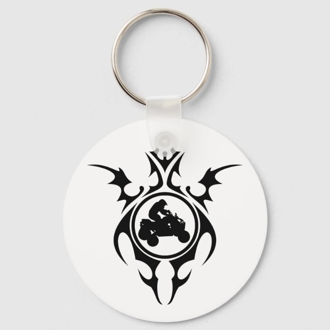 tribal quads key ring (Front)