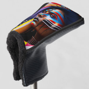 Tribal Queen Golf Head Cover