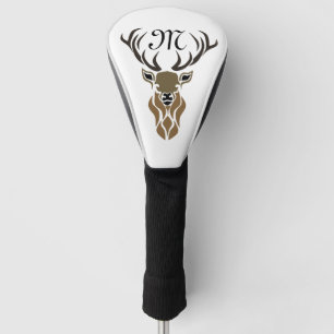 Tribal Red Stag Monogram Golf Head Cover