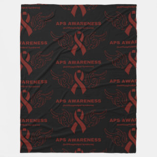 Tribal Ribbon...APS Fleece Blanket