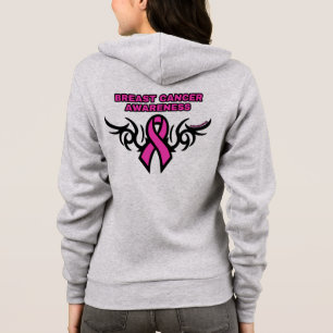 Tribal Ribbon...Breast Cancer Hoodie