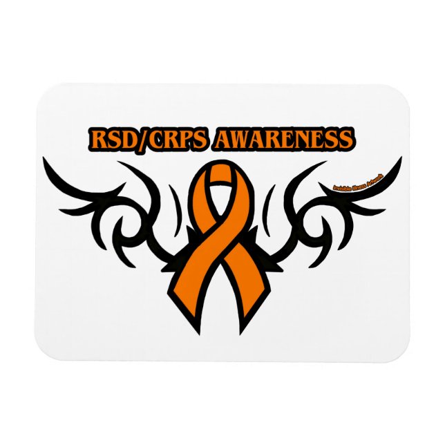 Tribal Ribbon...RSD/CRPS Magnet (Horizontal)