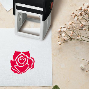 Tribal Rose Self-inking Stamp