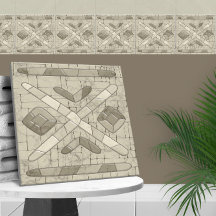 Tribal Sand Mosaic Art 