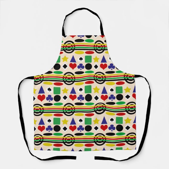 Tribal Scandinavian Nordic Pattern Design  Apron (Front)