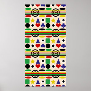 Tribal Scandinavian Nordic Pattern Design  Poster