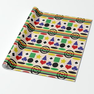 Tribal Scandinavian Nordic Pattern Design Wrapping Paper