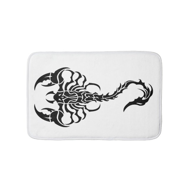 Tribal Scorpion Art Bath Mat (Front)