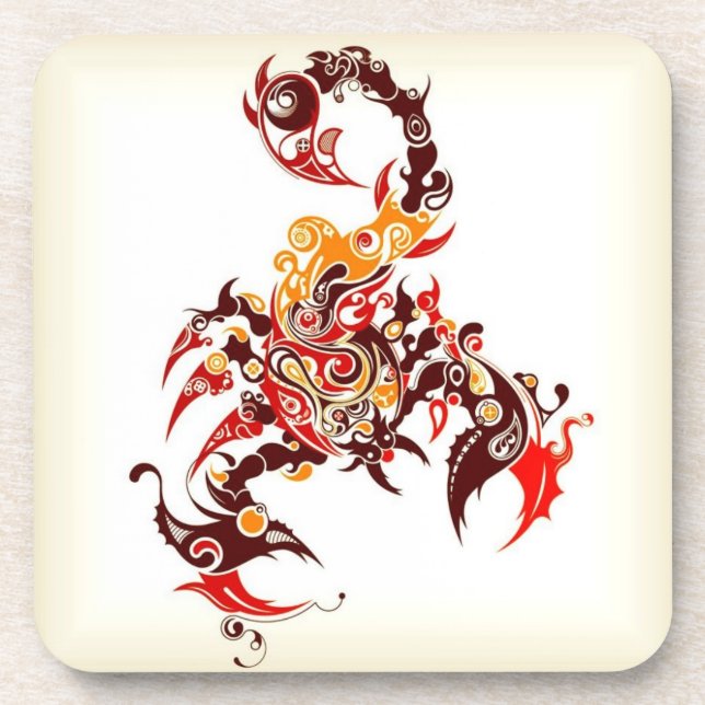 Tribal Scorpion Coaster (Front)