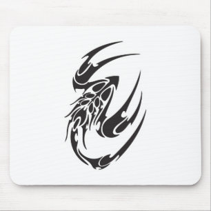 Tribal Scorpion Tattoo Design Mouse Pad