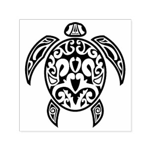 Tribal Sea Turtle Self-inking Stamp