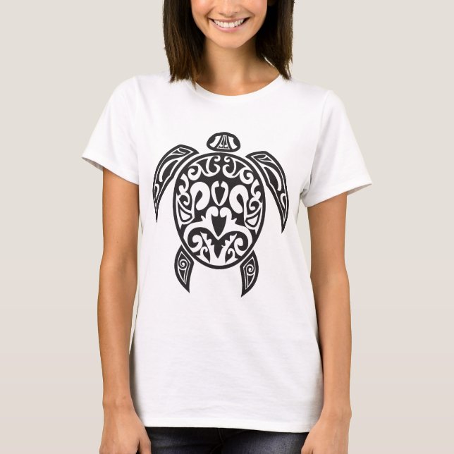 Tribal Sea Turtle T-Shirt (Front)