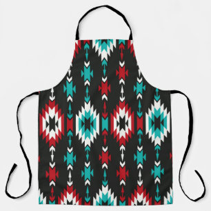 Tribal seamless colorful geometric pattern. Ethnic Apron
