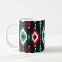 Tribal seamless colorful geometric pattern. Ethnic