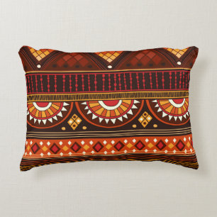 Tribal seamless design for various uses. decorative cushion