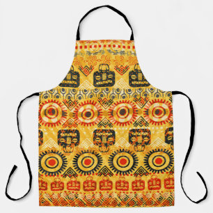 Tribal seamless pattern apron