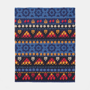 Tribal seamless pattern. fleece blanket