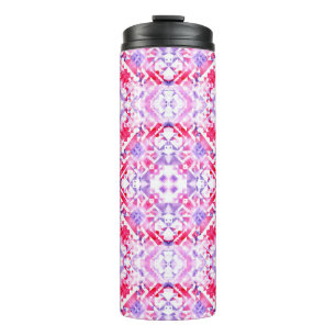 Tribal seamless pattern. Hand-painted grunge water Thermal Tumbler