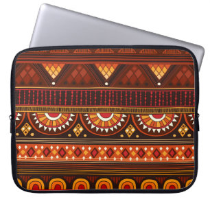 Tribal seamless pattern. laptop sleeve