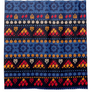 Tribal seamless pattern. shower curtain