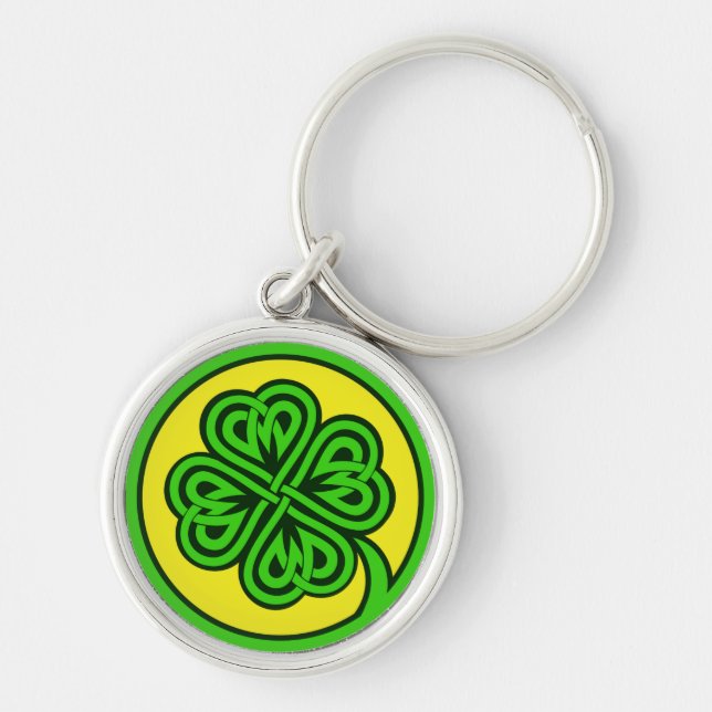 Tribal Shamrock key chains (Front)