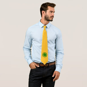 Tribal Shamrock tie