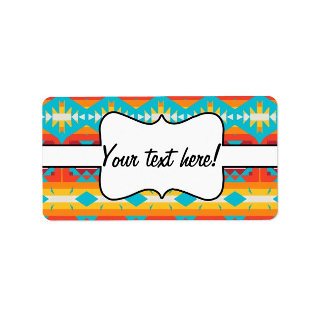 Tribal shapes rows label (Front)