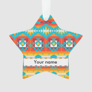 Tribal shapes rows ornament