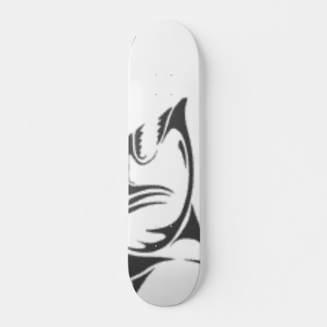 tribal shark deck skateboard (Front)