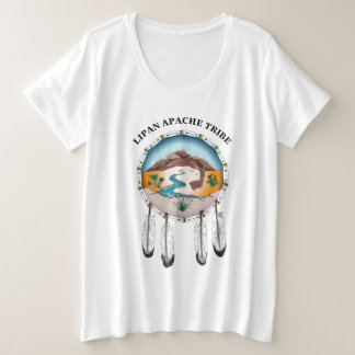 Tribal Shield Ladies Plus Size T-shirt