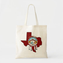 Tribal Shield/ Texas Shopping Tote Bag