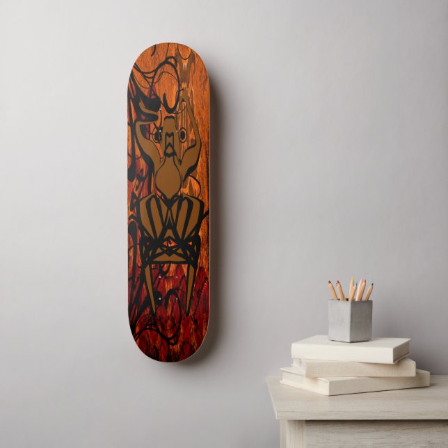 Tribal Skateboard (Wall Art)