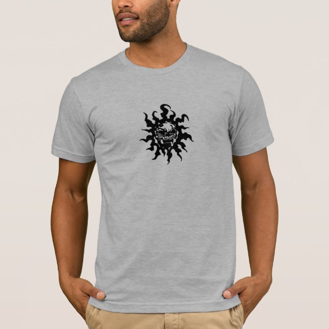 Tribal Skull (2 sided) T-Shirt (Front)