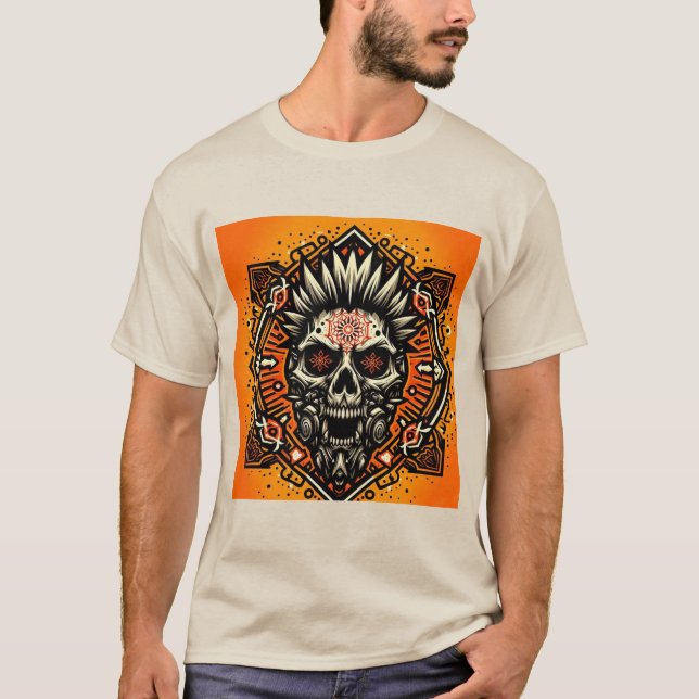 Tribal Skull Collection  T-Shirt (Front)