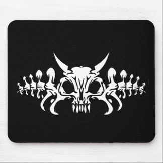 Tribal Skull Mouse Pad