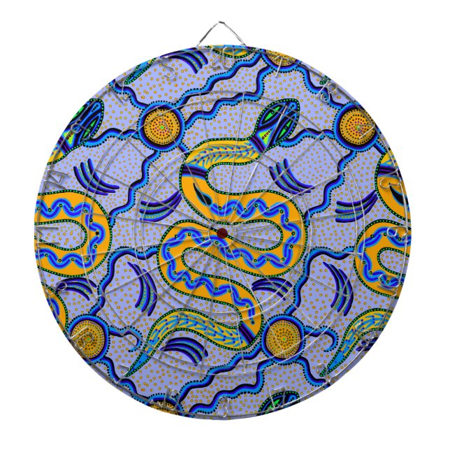 Tribal Snake Dartboard (Front)
