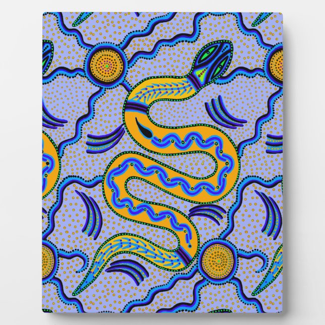 Tribal Snake Plaque (Front)