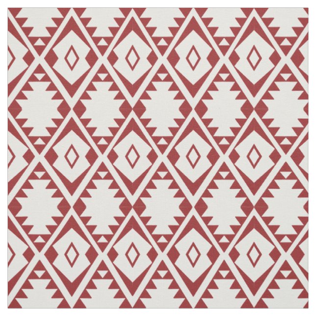 Tribal Southwest Aztec Geometric Pattern Fabric (Swatch)