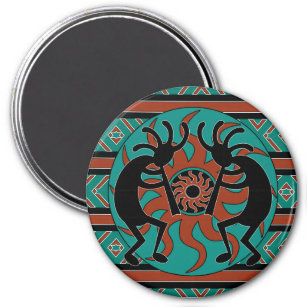 Tribal Southwestern Design Kokopelli Magnet