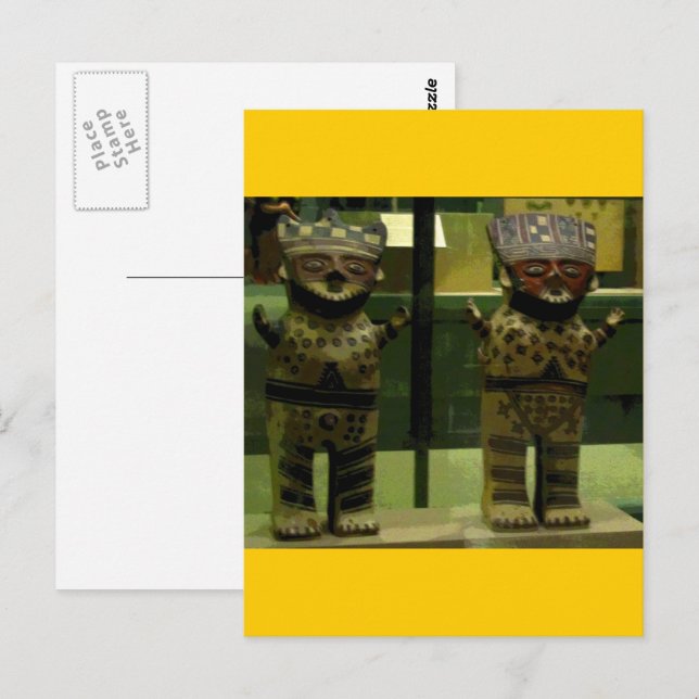 Tribal Statues Postcard (Front/Back)