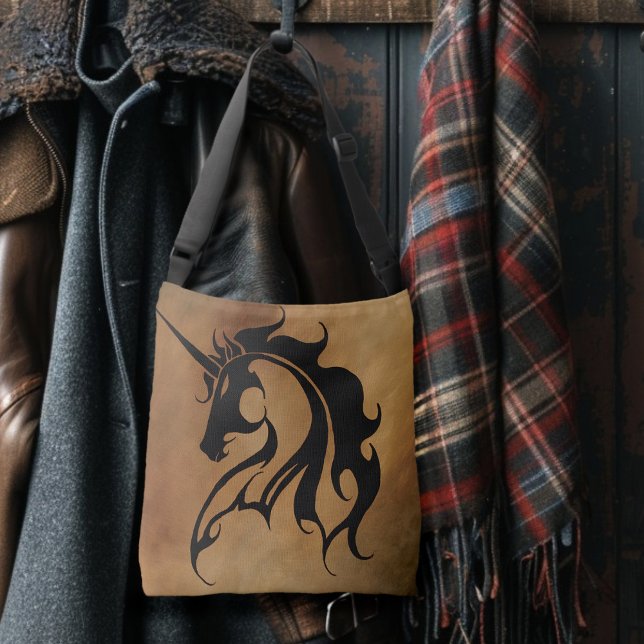 Tribal Stone Unicorn Crossbody Bag (Creator Uploaded)