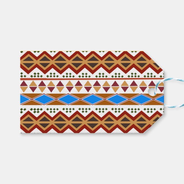 Tribal Story Gift Tags (Front (Horizontal))