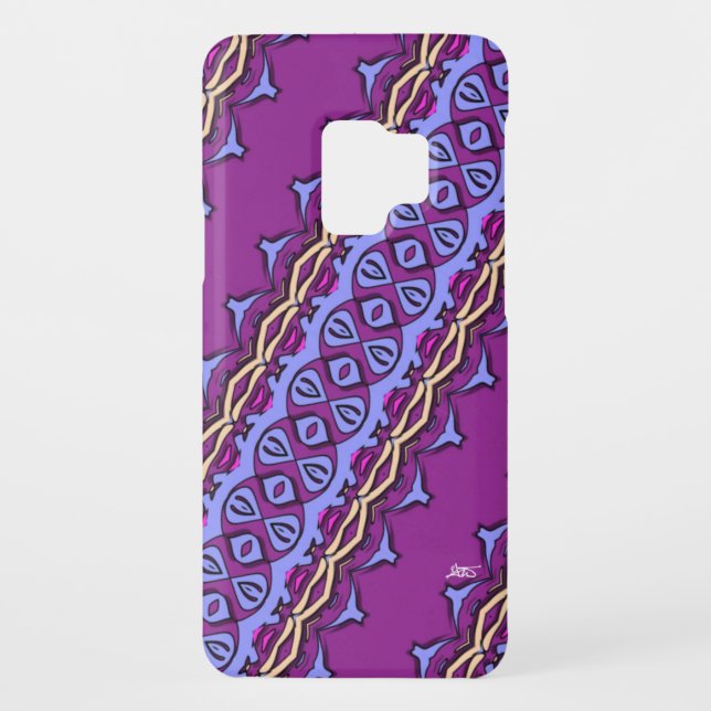 "Tribal Stripe" phone case (Back)