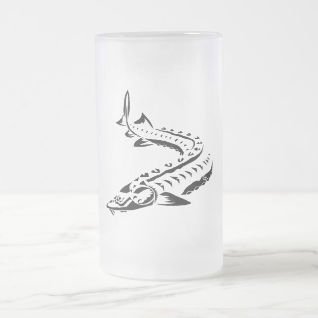 Tribal Sturgeon - Beer Mug (Center)
