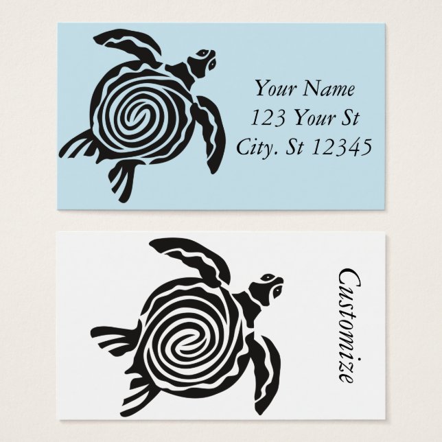 Tribal Style Turtle Thunder_Cove (Front & Back)
